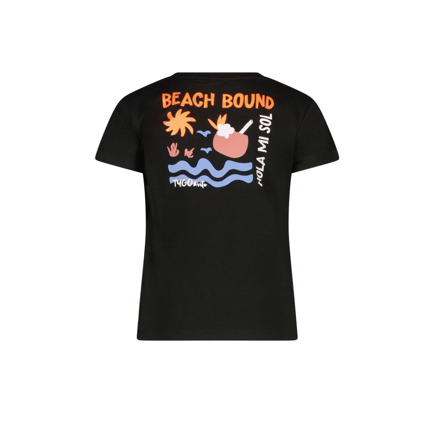 TYGO & vito t-shirt zwart