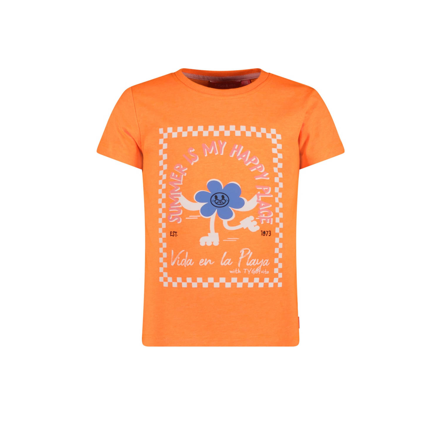 TYGO & vito T-shirt oranje