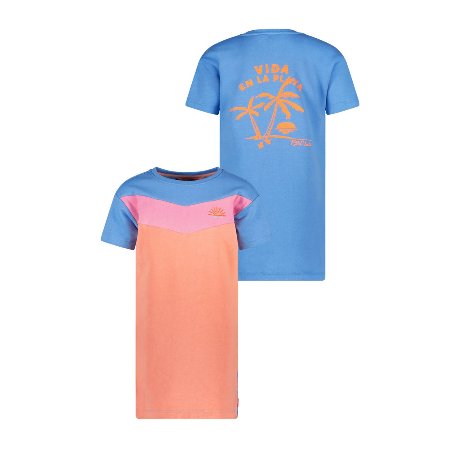 TYGO & vito T-shirtjurk blauw
