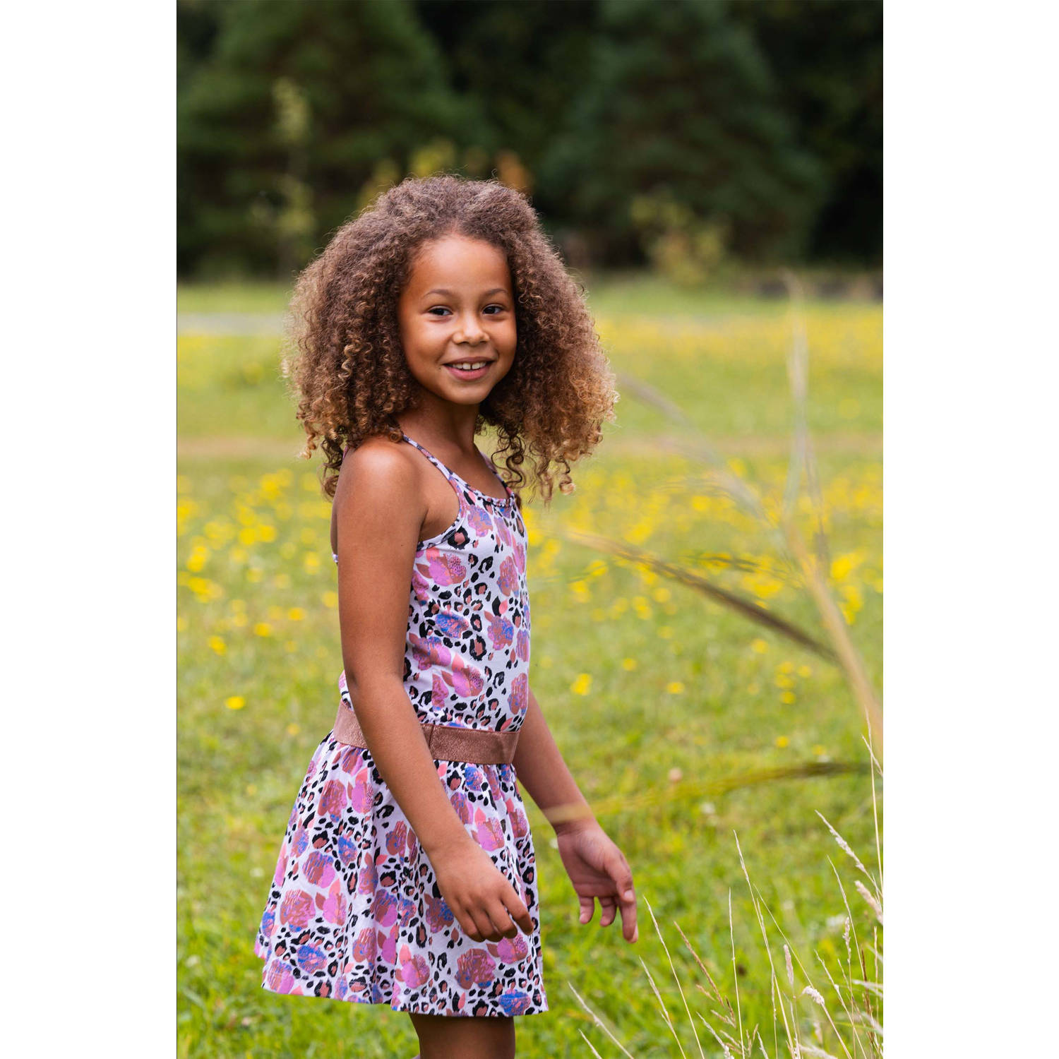 TYGO & vito zomerjurk met glitter roze