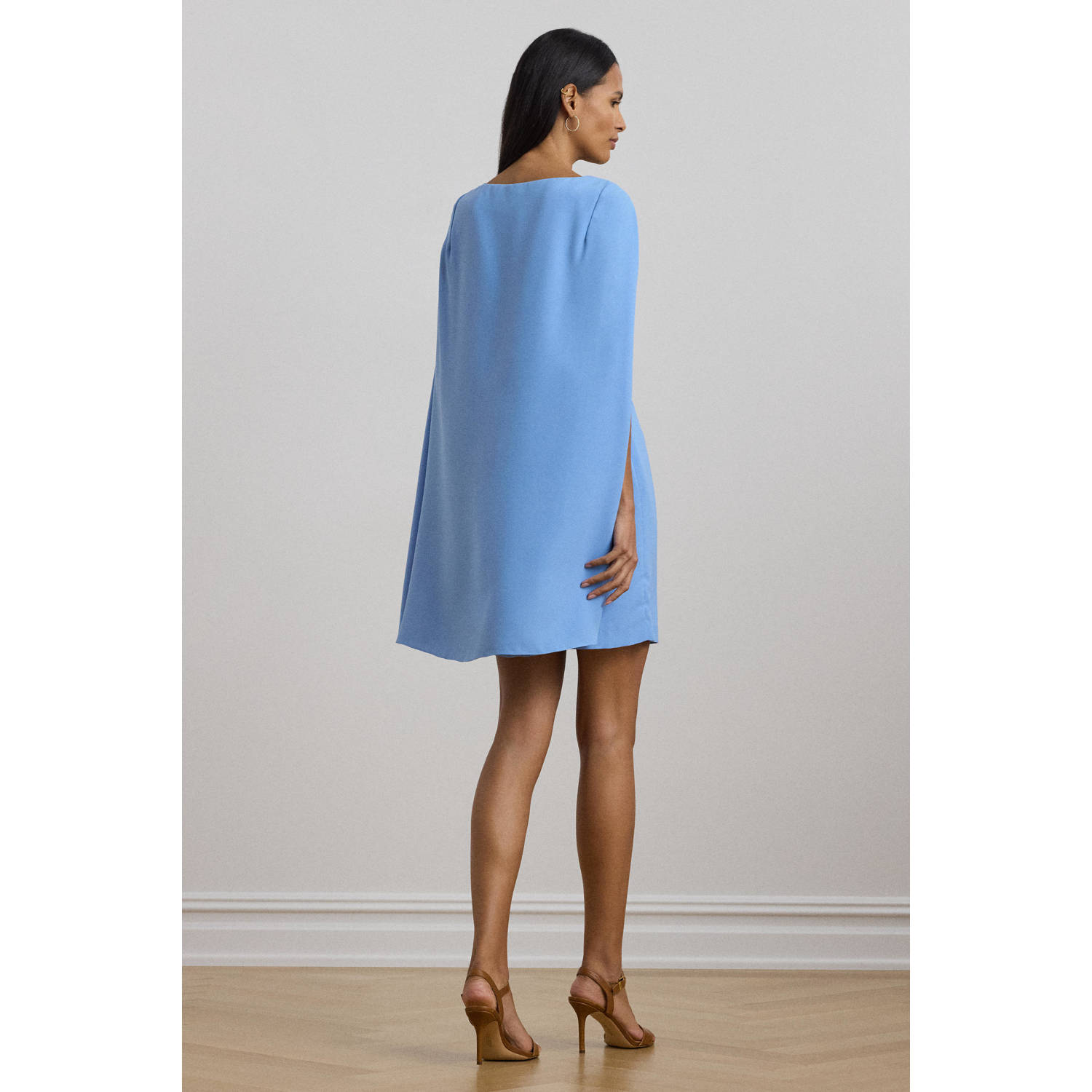 Lauren Ralph Lauren korte jurk lichtblauw