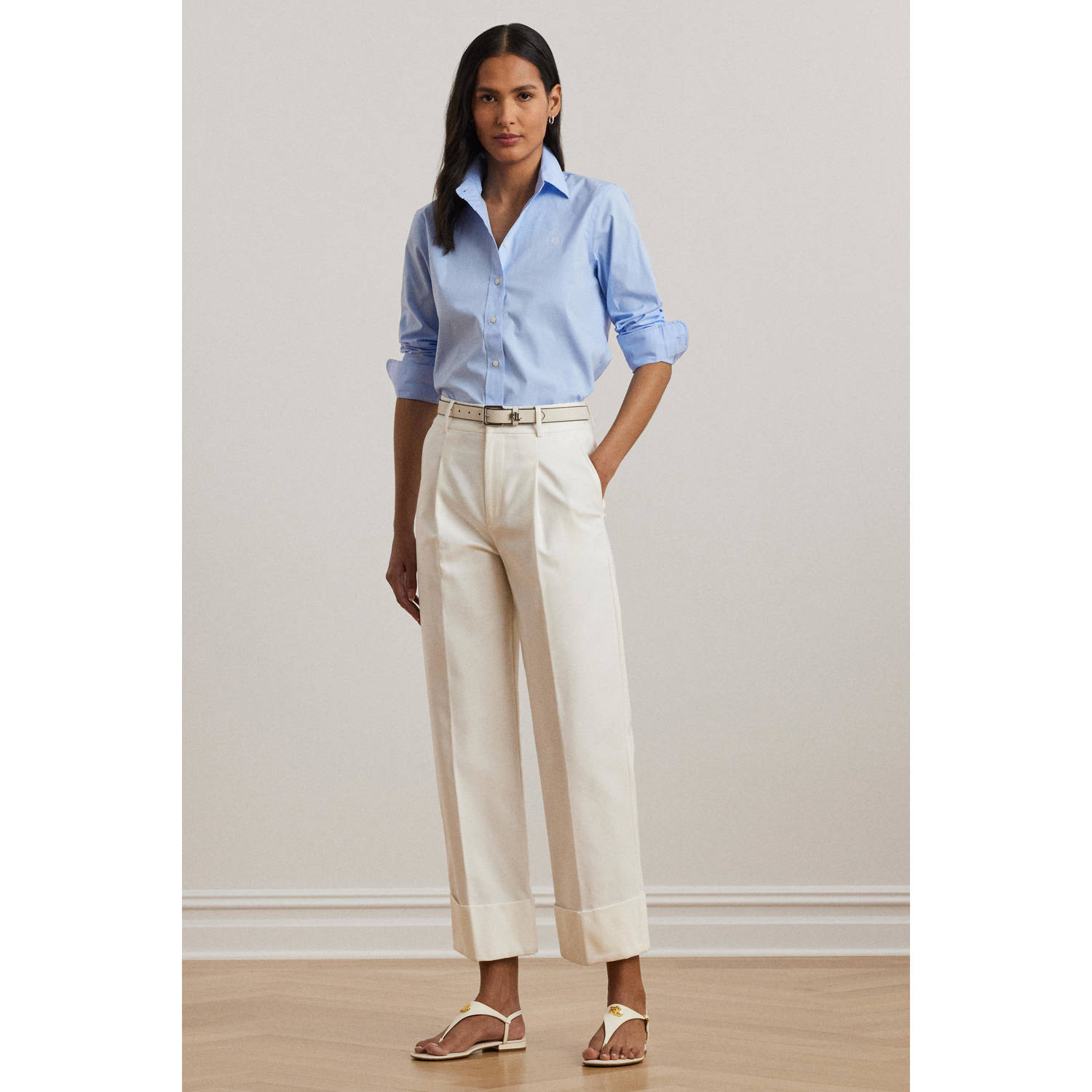 Lauren Ralph Lauren blouse lichtblauw