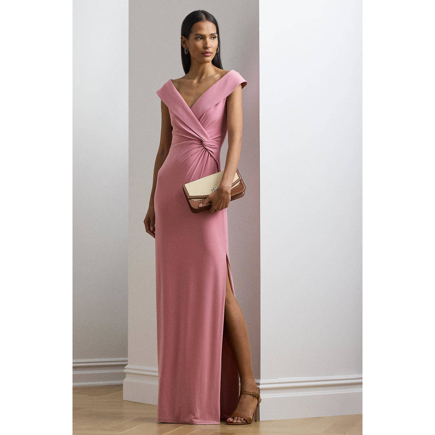 Lauren Ralph Lauren galajurk roze