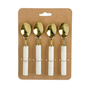 lepelset Astro wit (set van 4) 