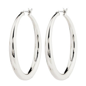 silver plated oorbellen Jorun large