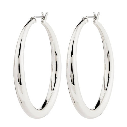 PILGRIM silver plated oorbellen Jorun large afbeelding