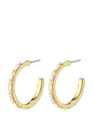 gold plated oorbellen Rue