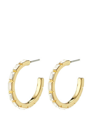 gold plated oorbellen Rue