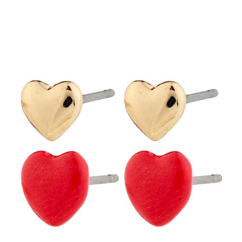 PILGRIM gold plated oorbellen Maeve - set van 2 afbeelding