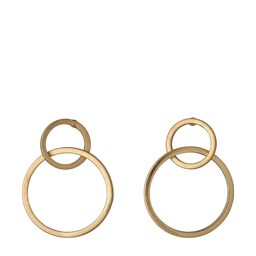 PILGRIM gold plated oorbellen Harper