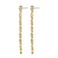 PILGRIM gold plated oorbellen Imogene