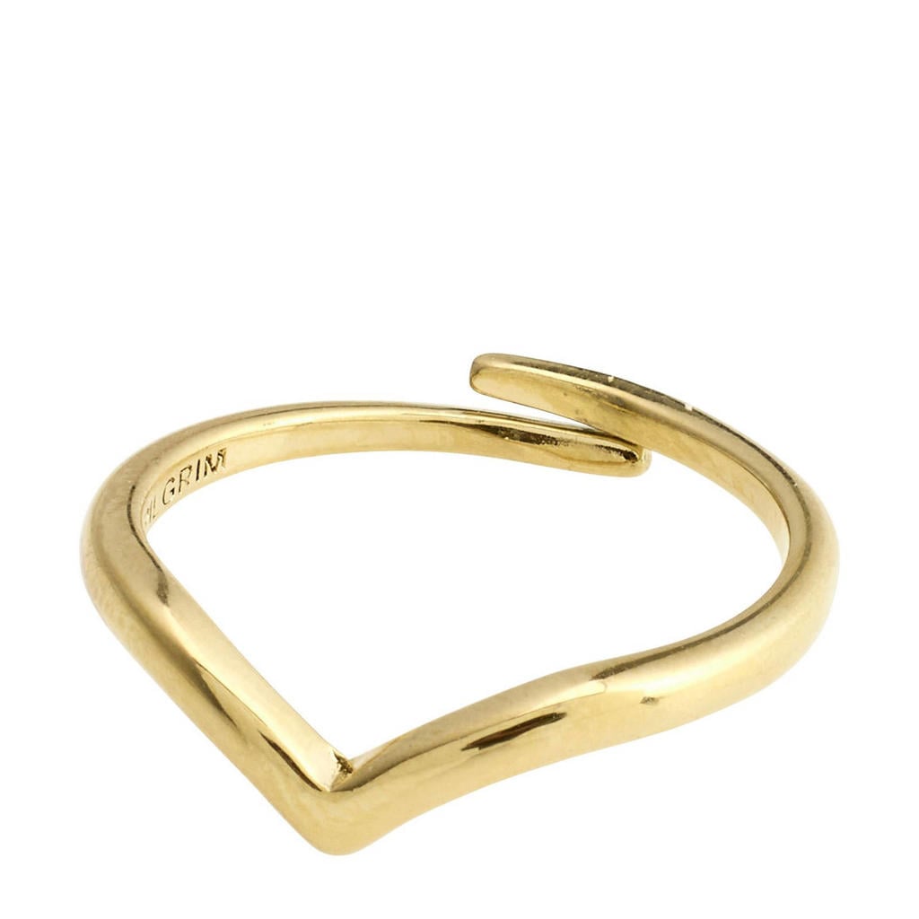 PILGRIM gold plated ring Lulu