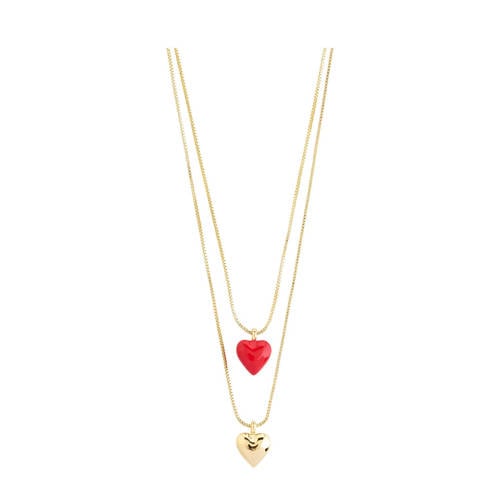 PILGRIM gold plated ketting Maeve - set van 2 afbeelding