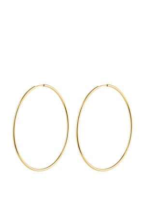 gold plated oorbellen Sanne Large