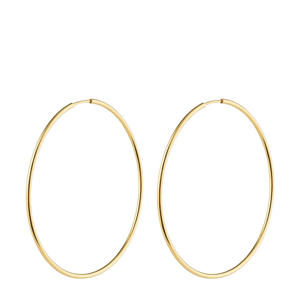 gold plated oorbellen Sanne Large
