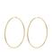 PILGRIM gold plated oorbellen Sanne Large