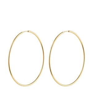 gold plated oorbellen Sanne Large