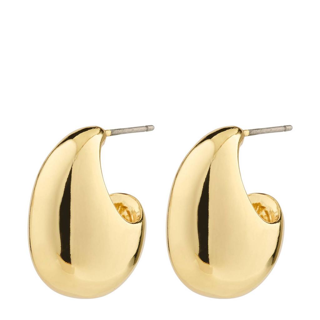 PILGRIM gold plated oorbellen Intent