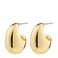 PILGRIM gold plated oorbellen Intent