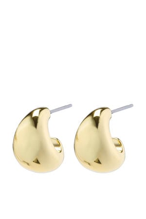 gold plated oorbellen Alexane goudkleurig