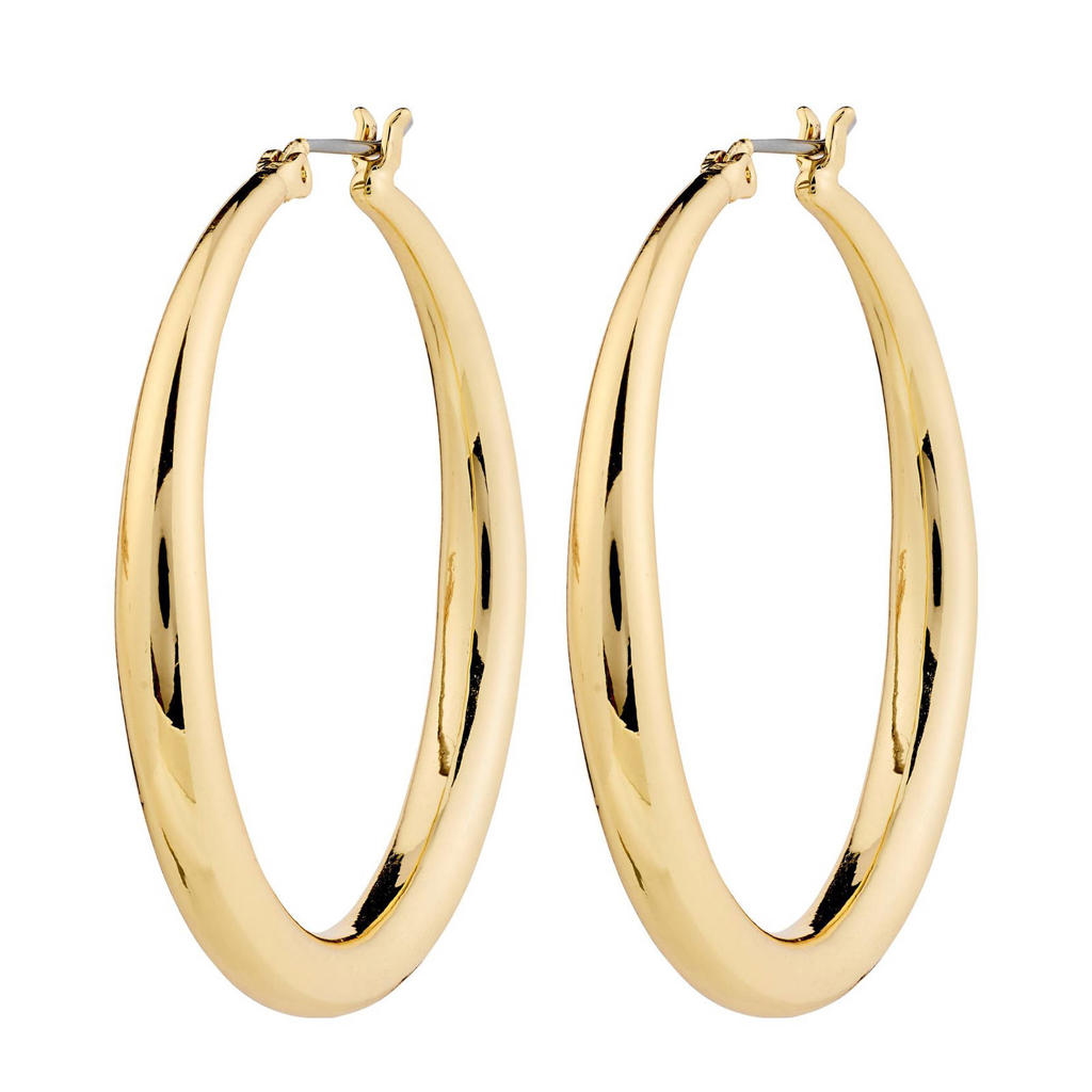 PILGRIM gold plated oorbellen Jorun Large