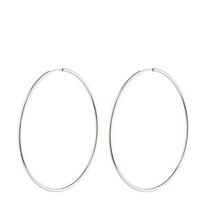 silver plated oorbellen Sanne Large