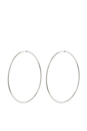 silver plated oorbellen Sanne Large