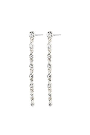 silver plated oorbellen Imogene