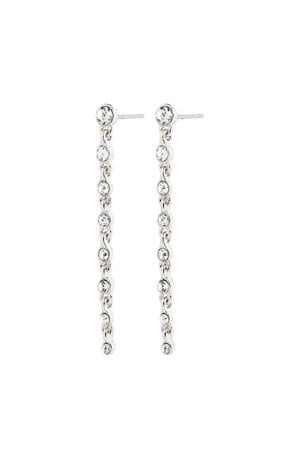 silver plated oorbellen Imogene