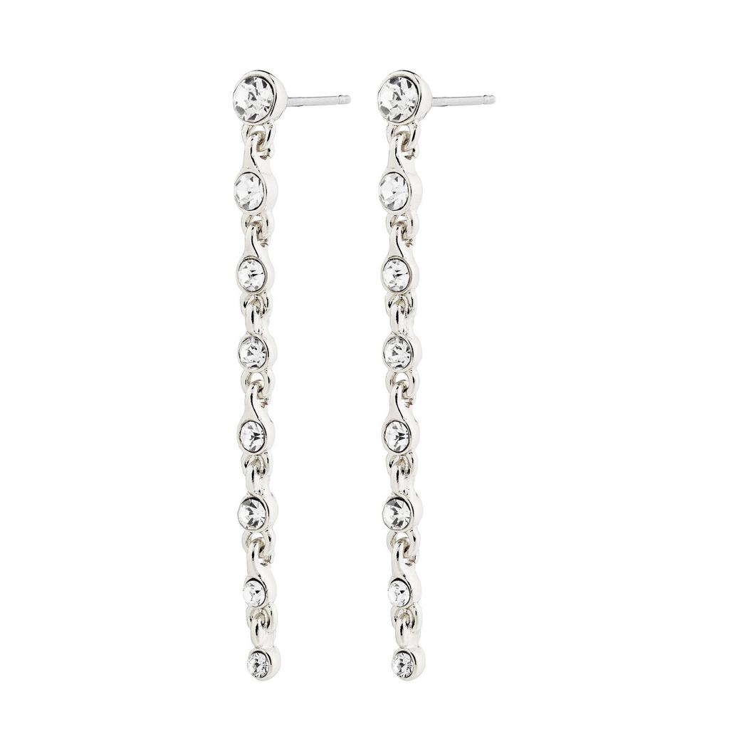 PILGRIM silver plated oorbellen Imogene
