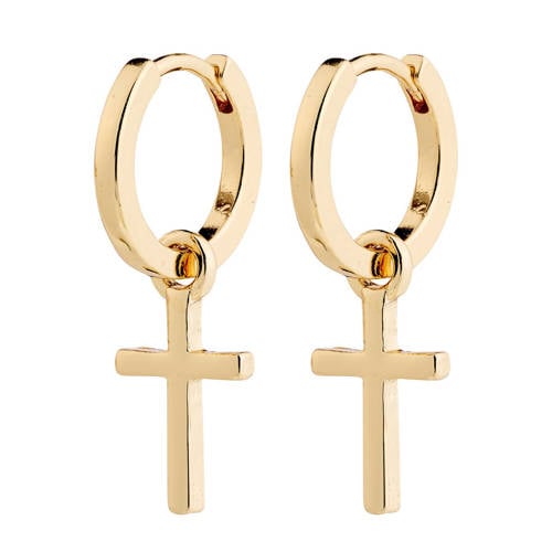 PILGRIM gold plated oorbellen Flynn afbeelding