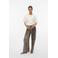 VERO MODA MATERNITY wide leg regular waist zwangerschaps casual broek bruin