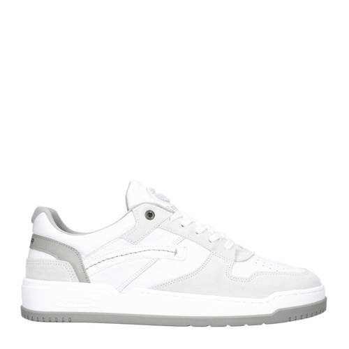 G-STAR GRID BSC M leren sneakers wit/lichtgrijs afbeelding