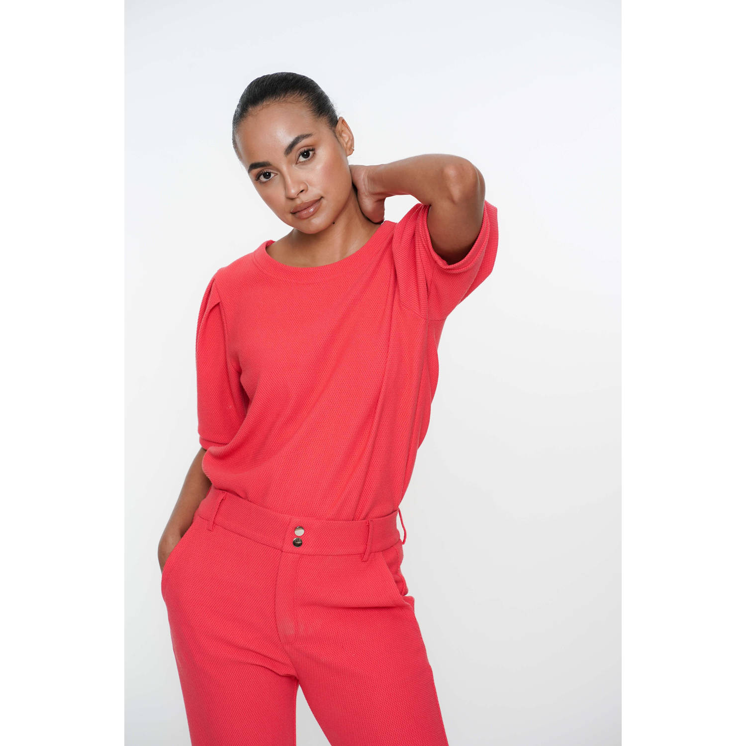 Geisha top rood