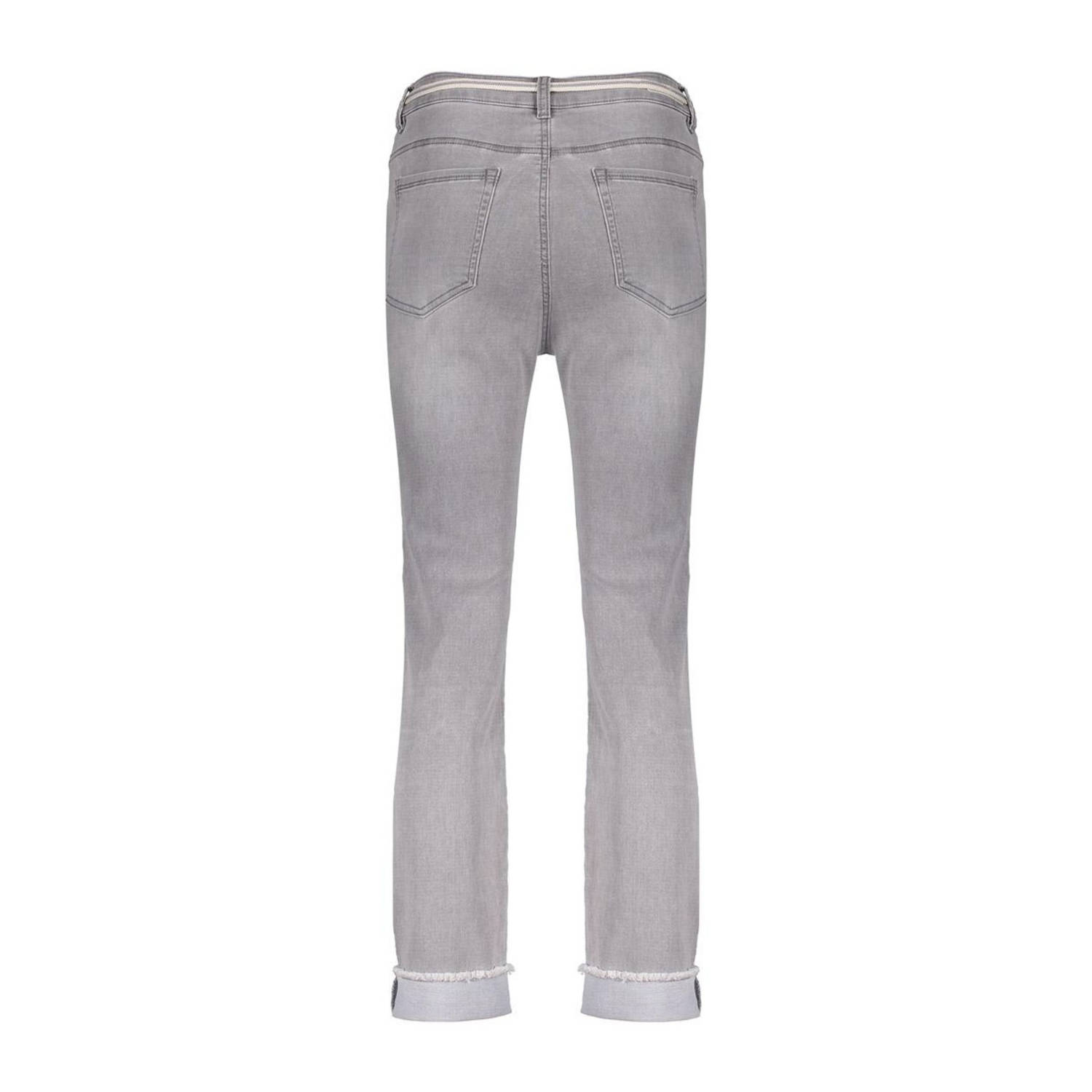 Geisha regular waist loose fit jeans grey denim