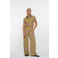 Geisha straight regular waist broek groen