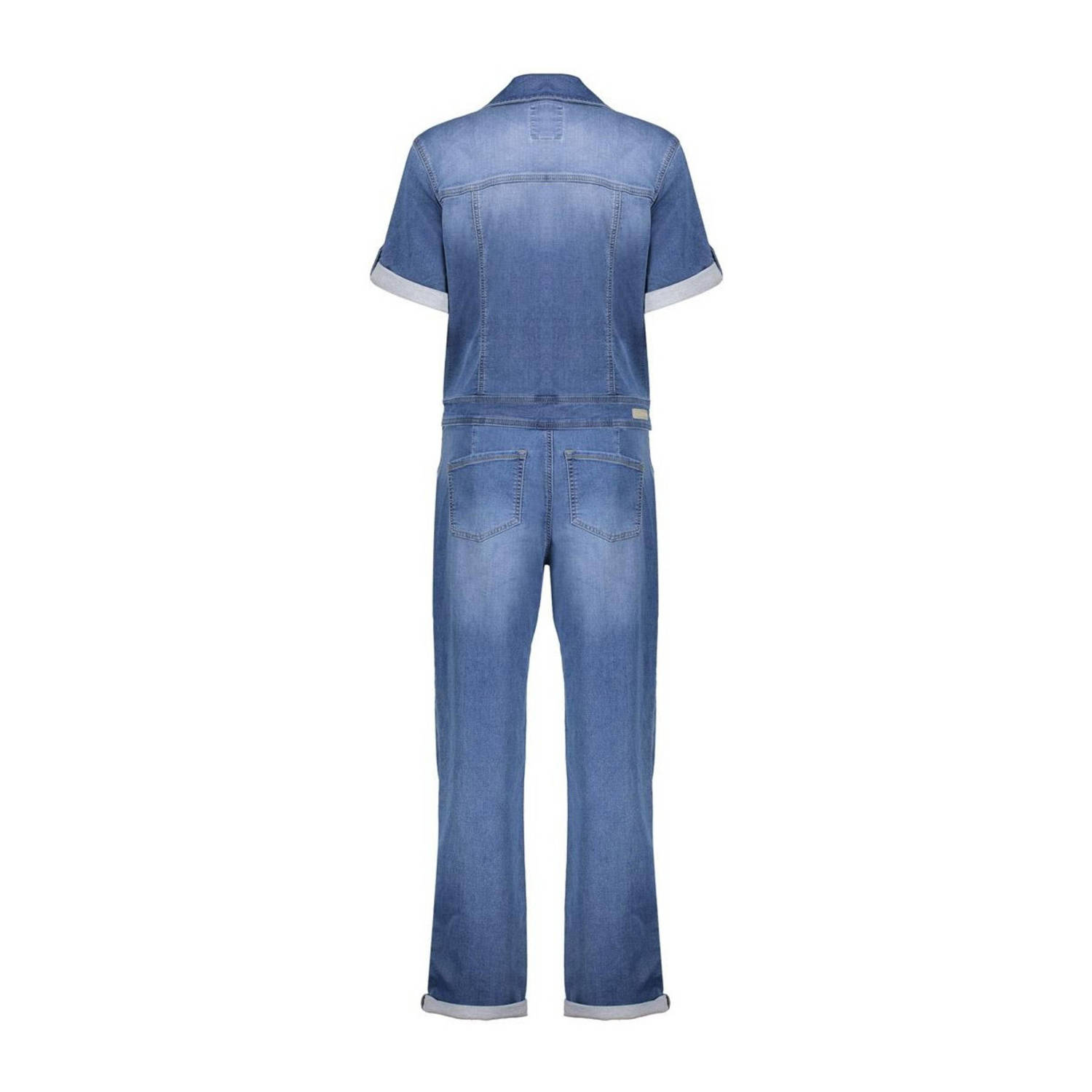 Geisha jumpsuit medium blue denim