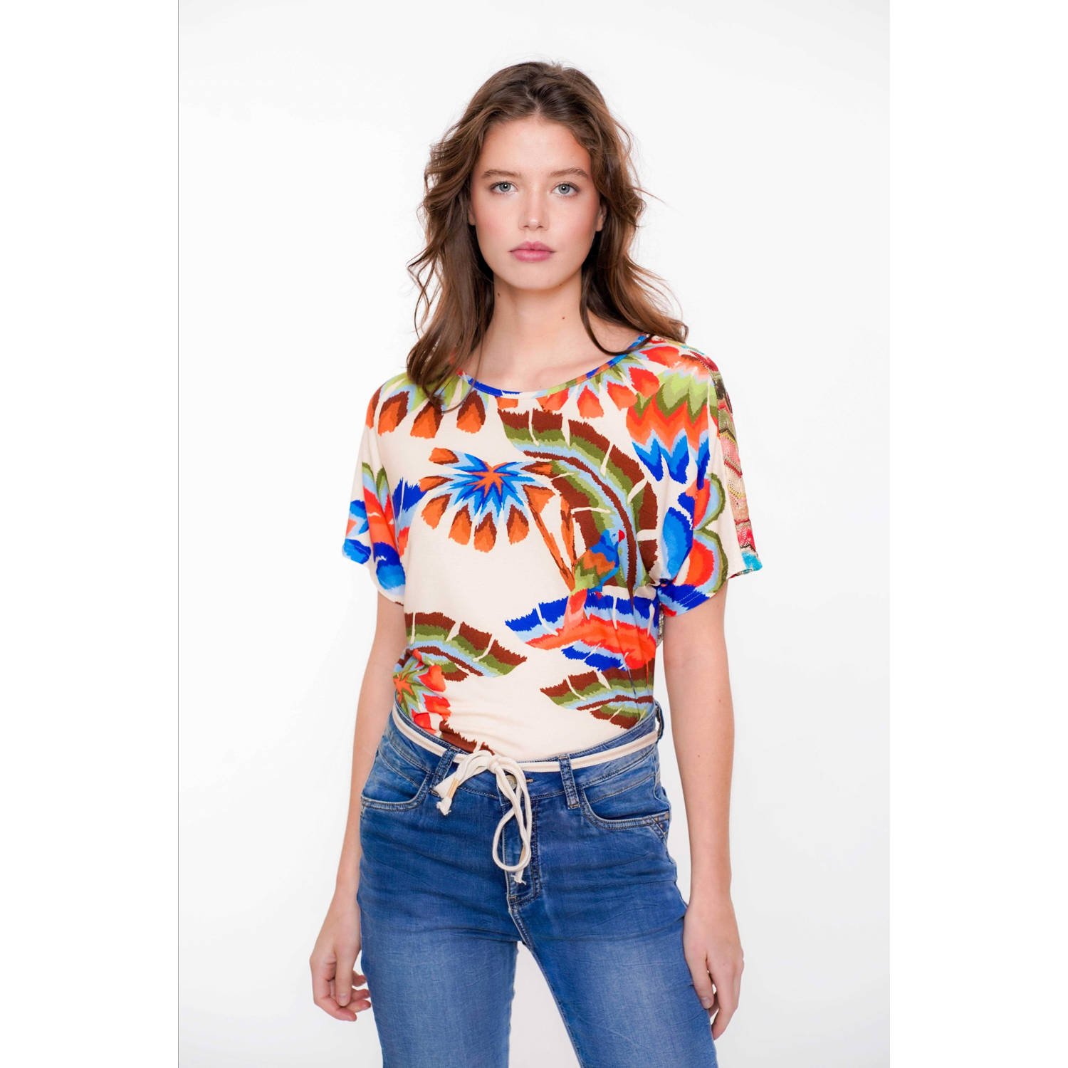 Geisha top multi