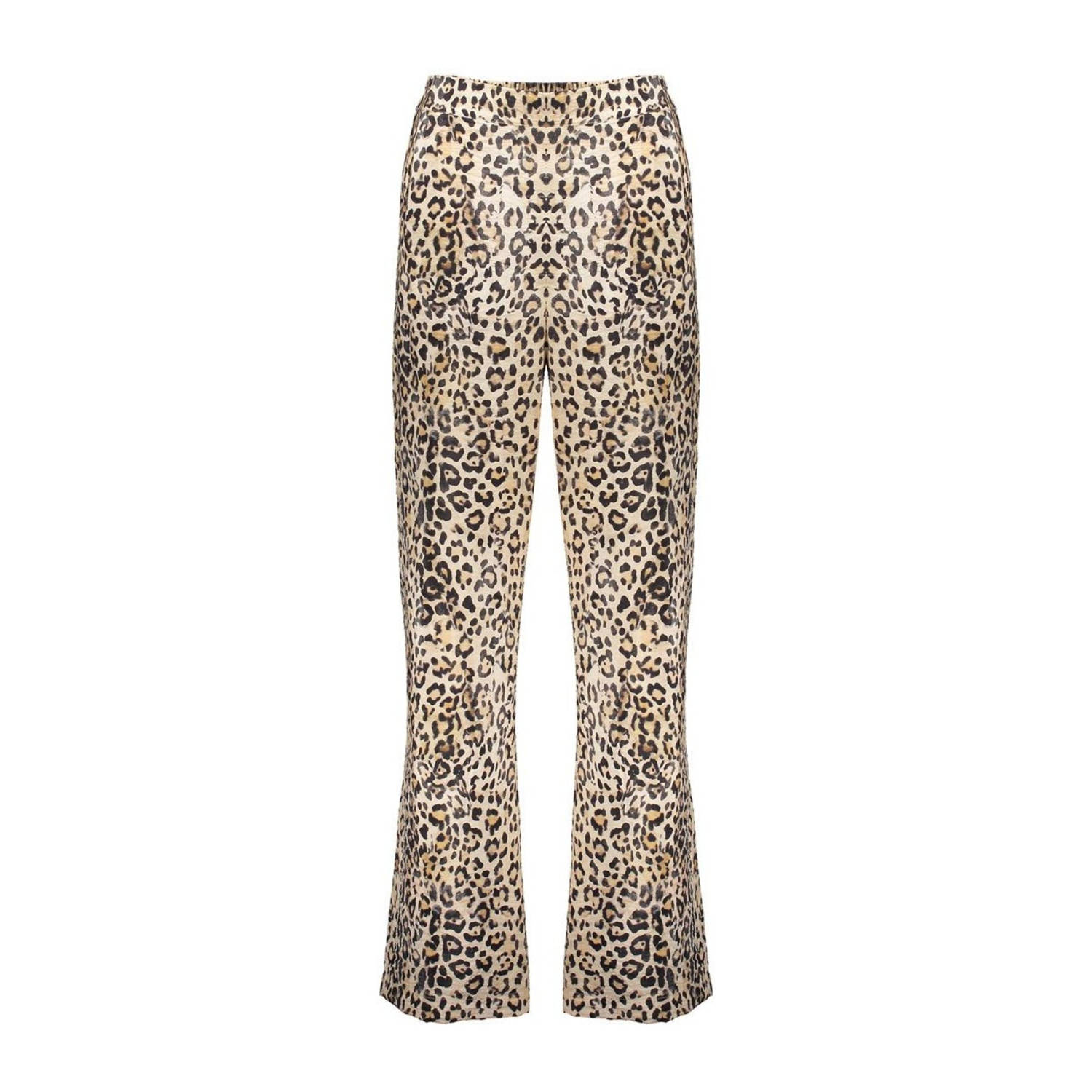 Geisha straight regular waist broek zand