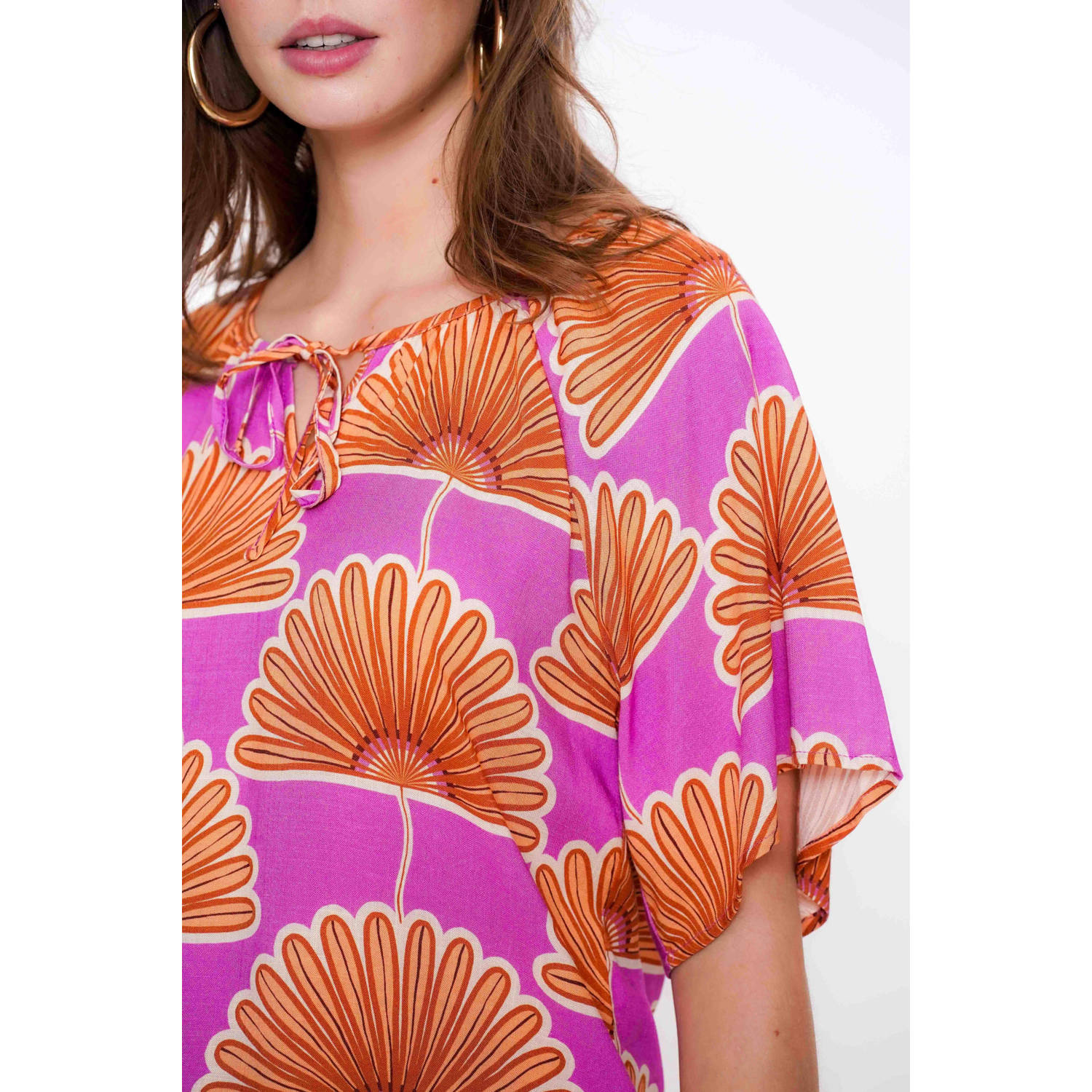 Geisha top fuchsia