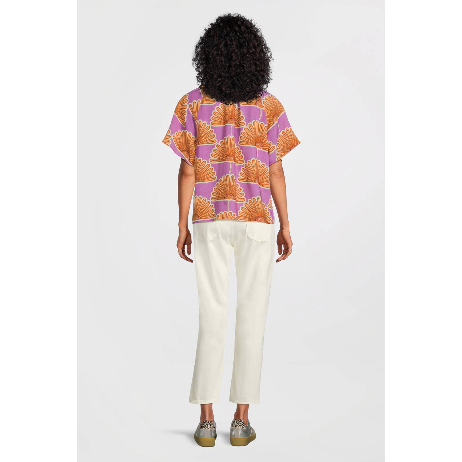 Geisha top fuchsia