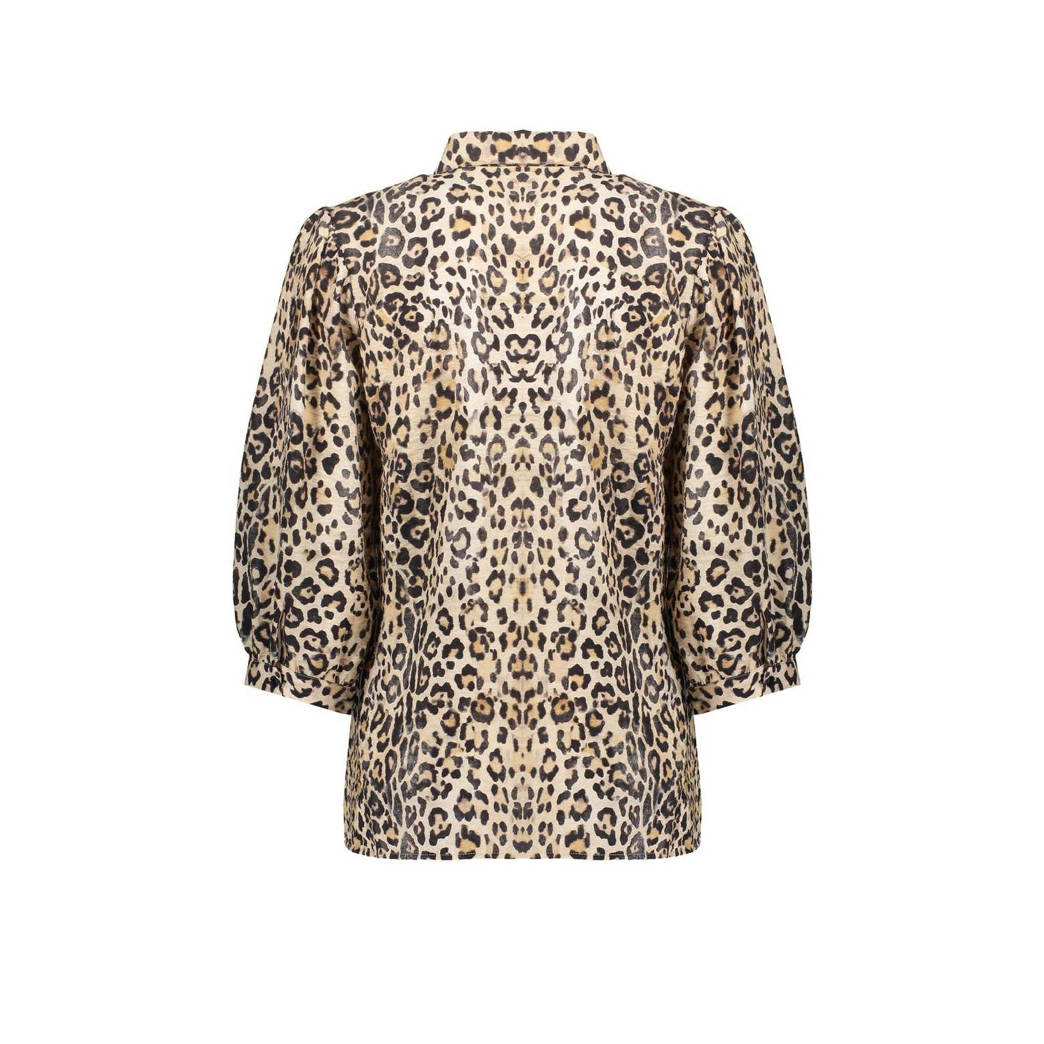 Geisha blouse bruin