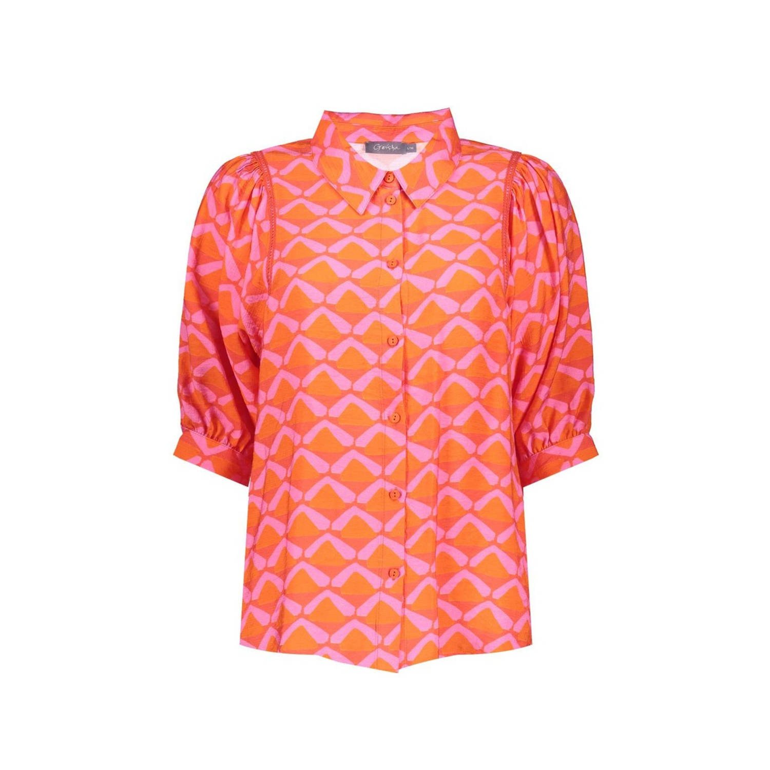 Geisha blouse roze