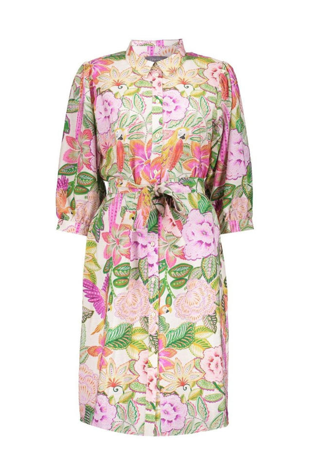 Geisha blousejurk roze kopen? Morgen in huis wehkamp