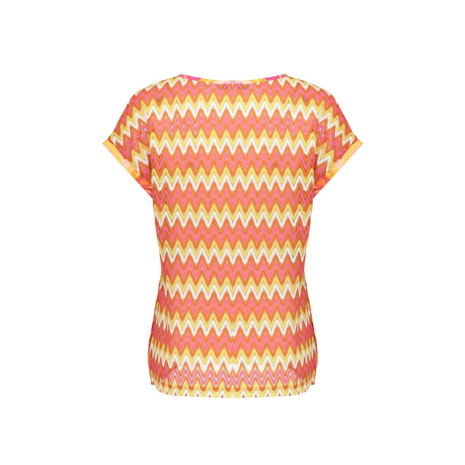 Geisha top oranje