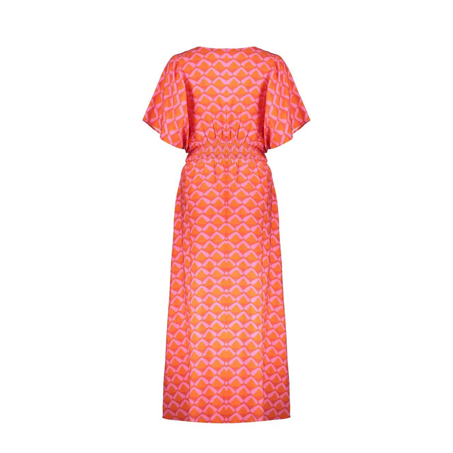Geisha maxi jurk roze