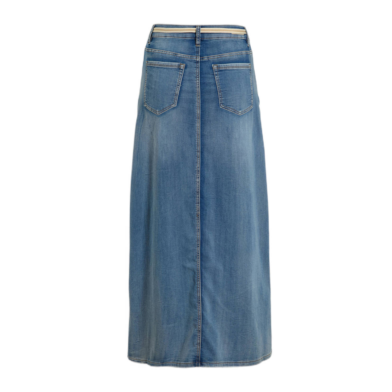 Geisha spijkerrok medium blue denim