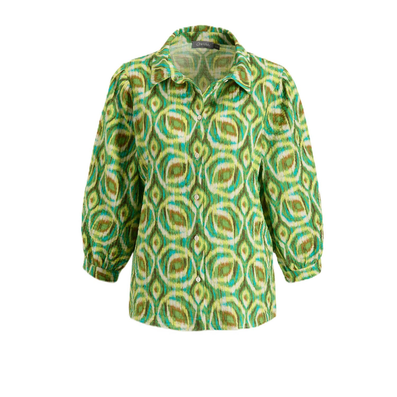 Geisha blouse groen