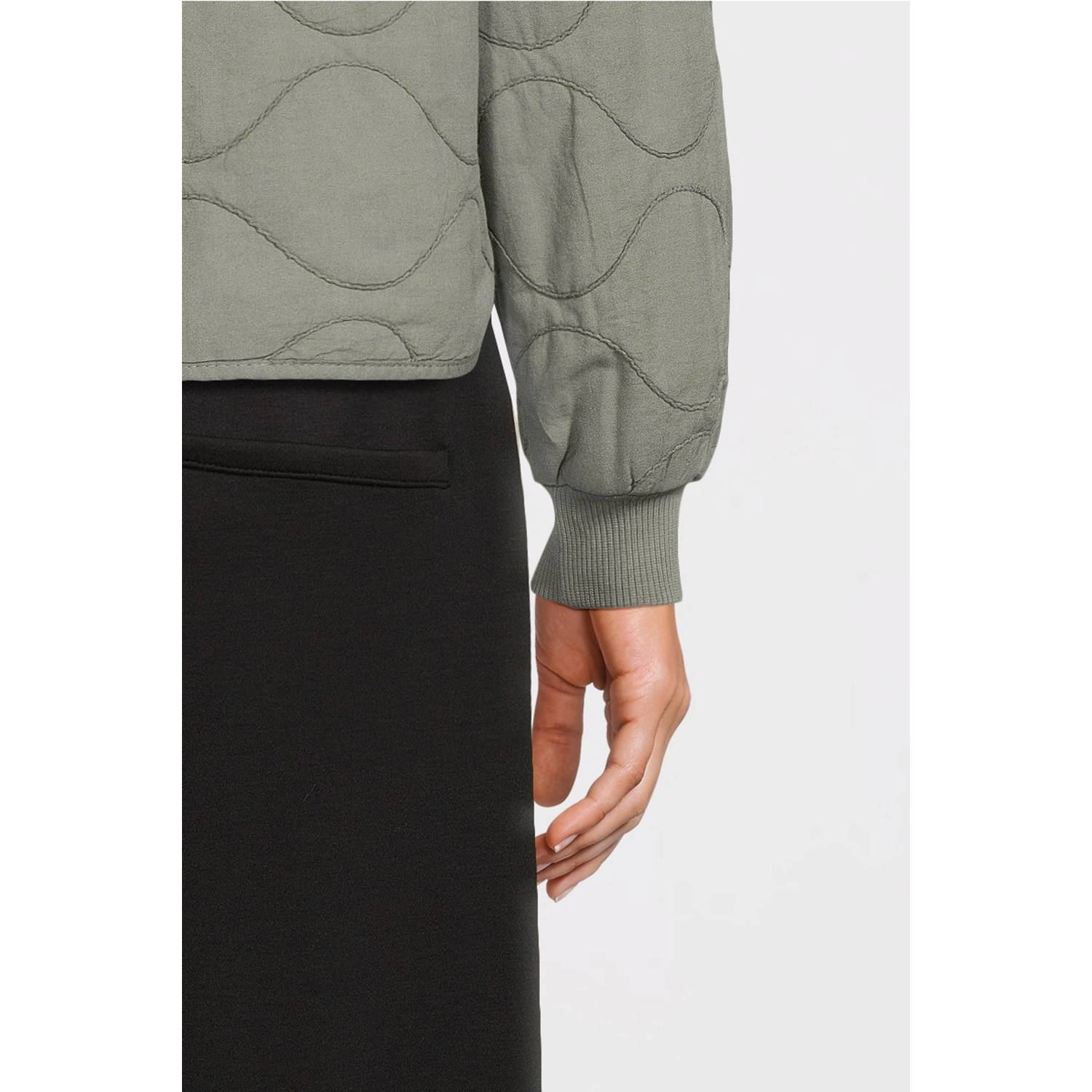 Geisha zomerjas quilted groen