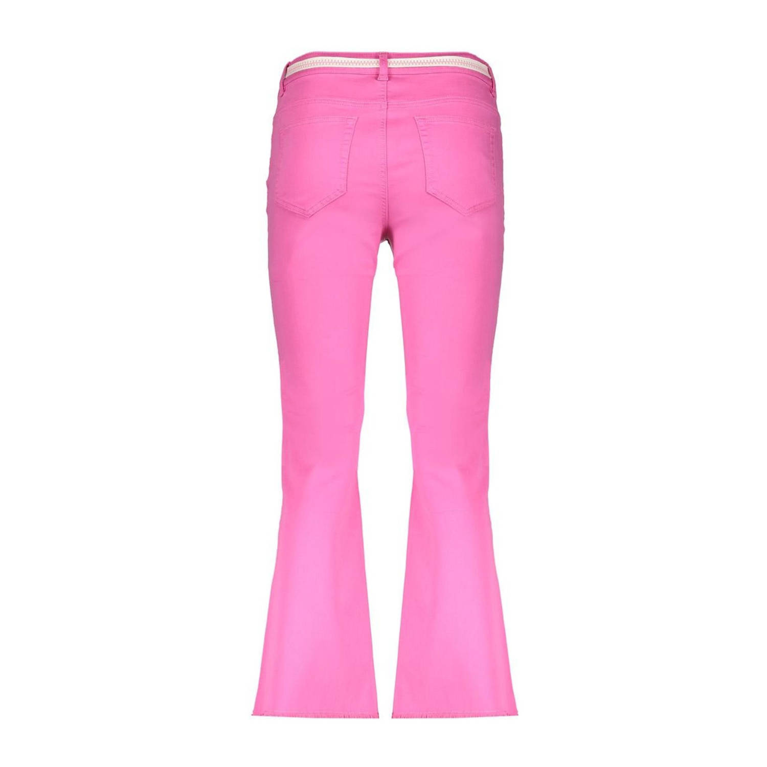 Geisha regular waist flared jeans roze